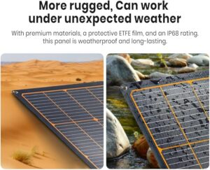 ⁦لوح طاقة شمسية محمول FlexSolar F120 بقدرة 120 واط⁩ - الصورة ⁦4⁩