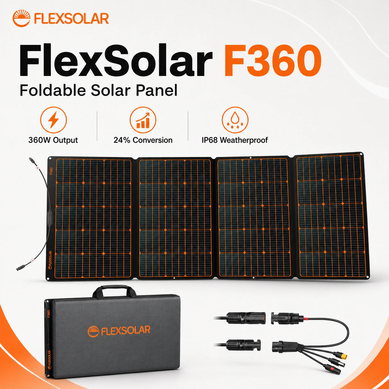 FlexSolar 360W Foldable Solar Panel