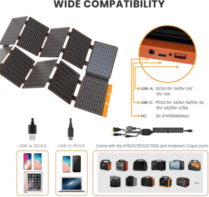⁦لوح طاقة شمسية محمول FlexSolar S100W بقدرة 100 واط⁩ - الصورة ⁦4⁩
