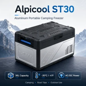 Alpicool ST30 Aluminum Portable Camping Freezer