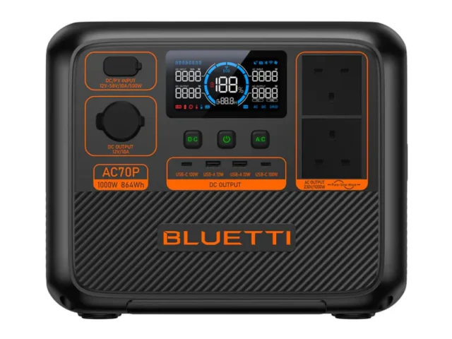 BLUETTI AC70P Portable Power Station | 1000W 864Wh