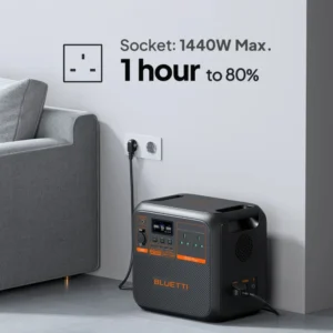 ⁦محطة الطاقة المحمولة بلوّتي AC180P | 1800 واط | 1440 واط ساعة⁩ - الصورة ⁦3⁩